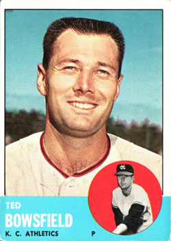 1963 Topps Baseball Cards      339     Ted Bowsfield